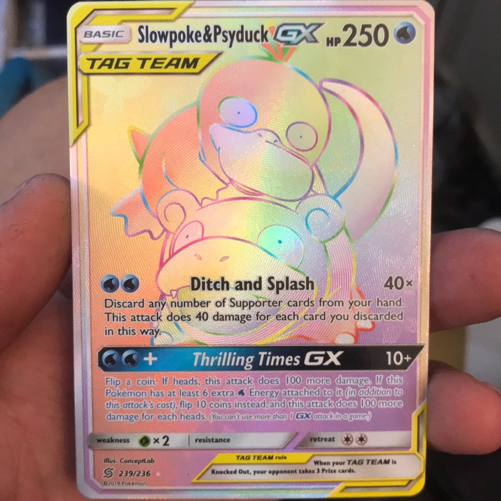 Slowpoke & Psyduck Tag Team GX 239/236 Secret Rare